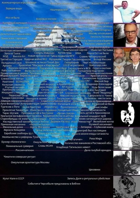 Русский айсберг теорий заговора