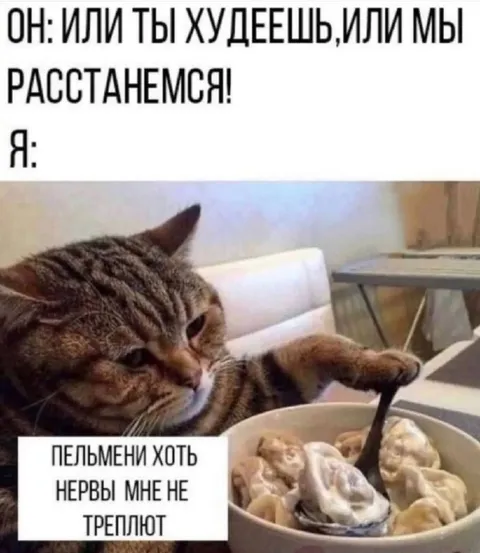 Пельмени вместо похудения