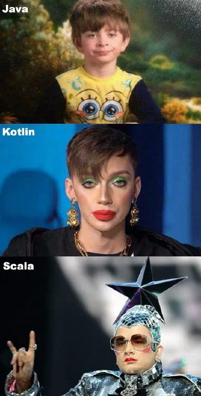 Java Kotlin Scala progression