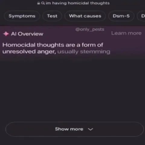 AI Explains Homicidal Thoughts