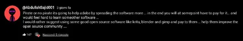 Piracy Helps Adobe Spread