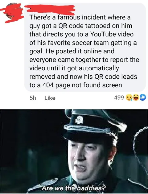 QR-код, ведущий на 404