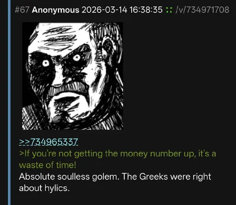 Money Number Golem
