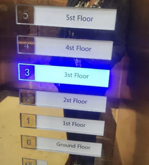 The 3st Floor Sign