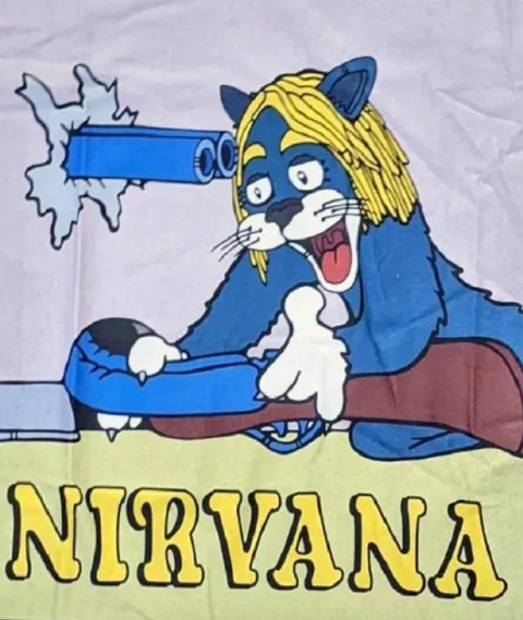 Nirvana Cartoon Cat