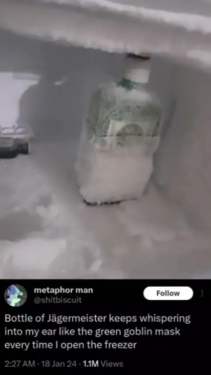 Jägermeister Whispers From the Freezer