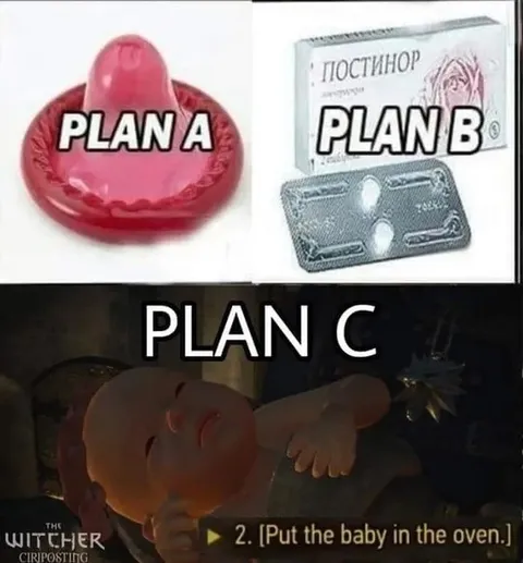 Plan C baby in the oven