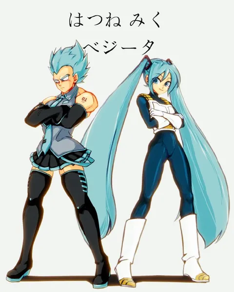 初音ミクとベジータの融合