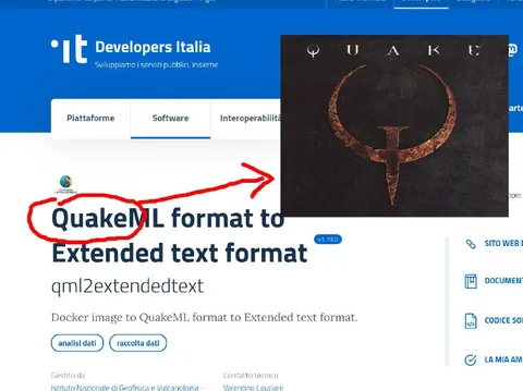 QuakeML, ma è Quake