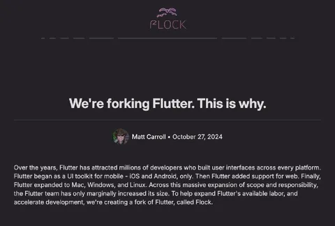 Flutter Forked Into Flock