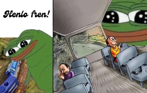 Hello fren Pepe on the Bus