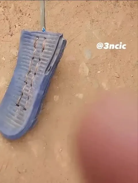 Зарядка на сломанной шлёпанце