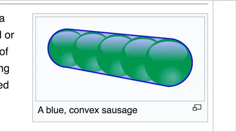 A Blue Convex Sausage