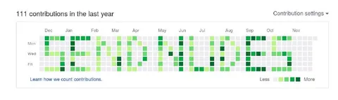 GitHub Contribution Graph Says Fuck You