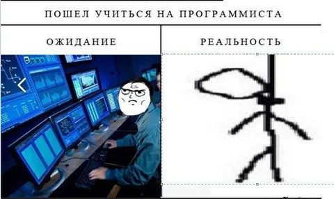 Пошел учиться на программиста
