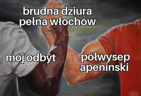 Mój odbyt jak Półwysep Apeniński