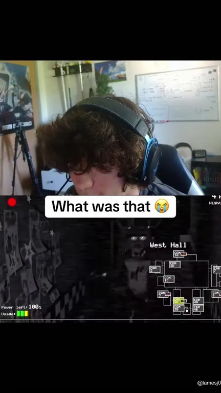 Streamer Reacts to a FNaF Scare