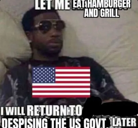 Eat a Hamburger and Grill