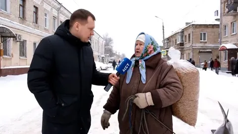 Бабушка выгуливает акулу