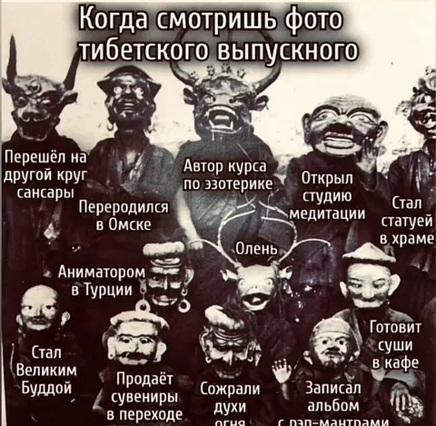 Фото тибетского выпускного