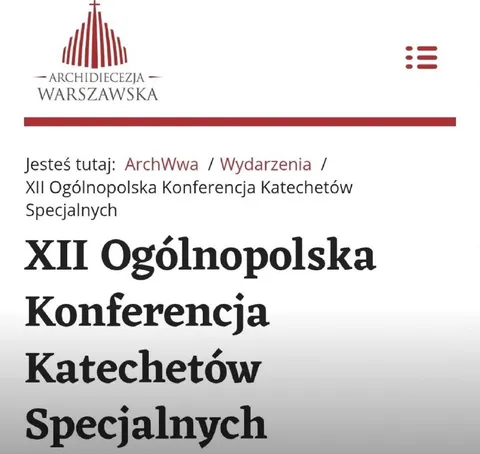Konferencja Katechetów Specjalnych