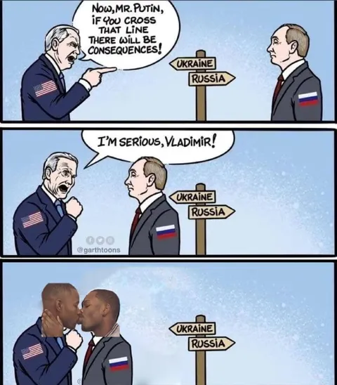 Putin and Biden Cross the Line
