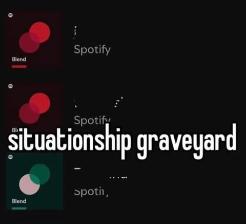 Situationship Graveyard Spotify Blend