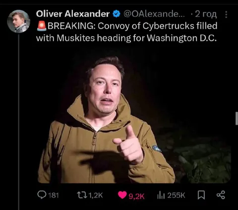 Cybertruck Convoy of Muskites