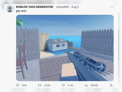 Roblox Gay Test