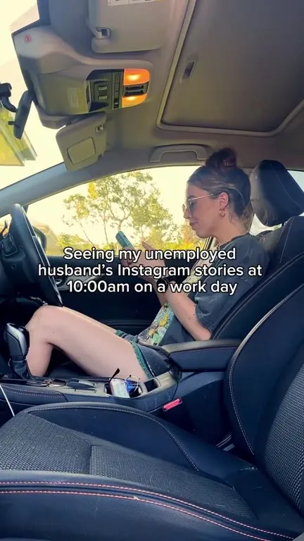 Unemployed Husband Goes Off