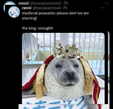 Starving Peasants and the King Seal