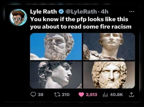 Fire Racism Statue Tweet