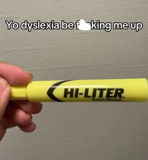 Dyslexia and Hi-Liter