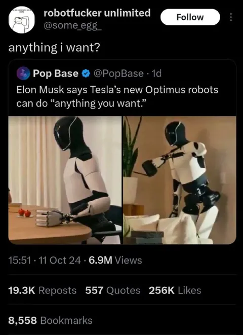 Optimus Can Do Anything