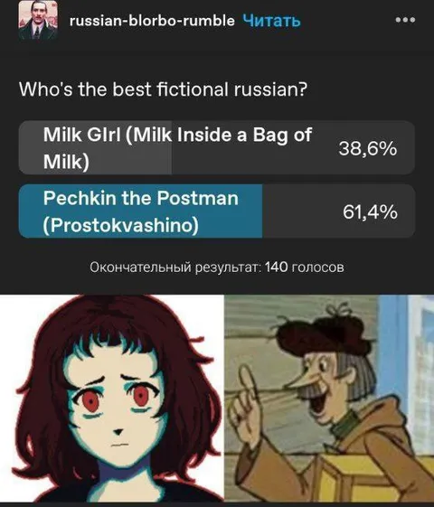 Best Fictional Russian Poll