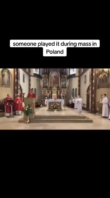 Organ Music During Mass in Poland