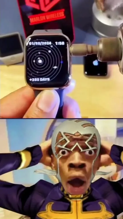 Smartwatch Sends Him Into the Future