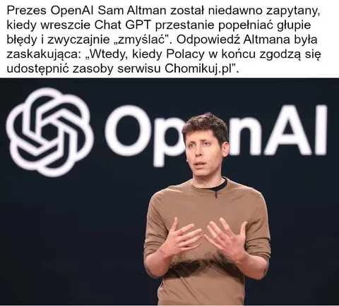 Sam Altman o polskim ChatGPT