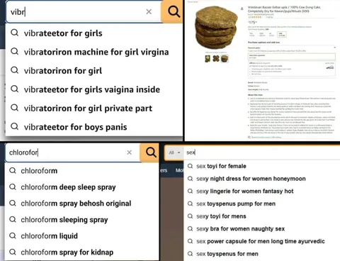 Indian Amazon Search Suggestions