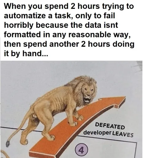 Automation Fails, Developer Leaves