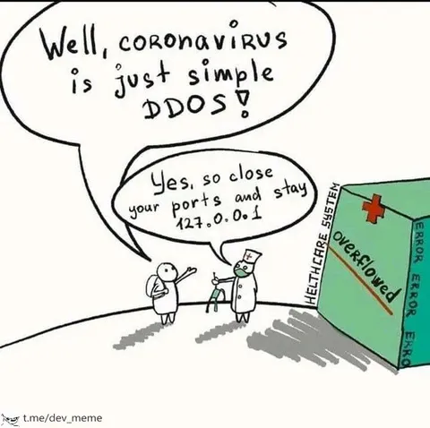 Coronavirus Is Just Simple DDoS