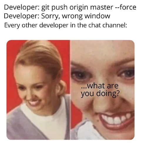 Wrong Window Git Push