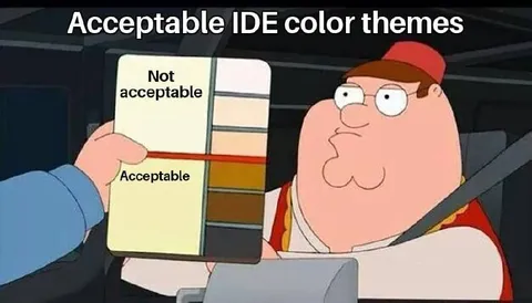 Acceptable IDE Color Themes