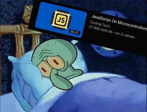 Thaddäus entdeckt JavaScript auf Mikrocontrollern