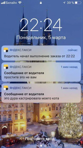 Водитель случайно написал правду