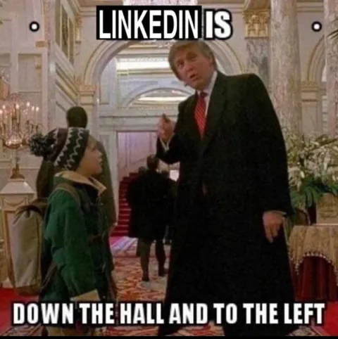 LinkedIn Is Down the Hall