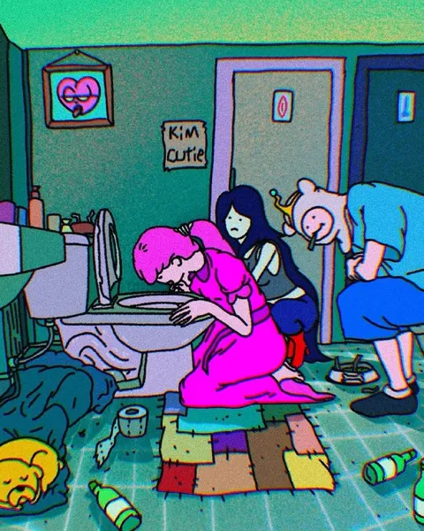 Kim Cutie Bathroom Disaster