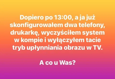 Dopiero po 13:00