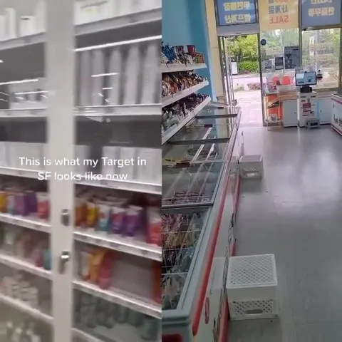 Target in San Francisco vs Korean Store