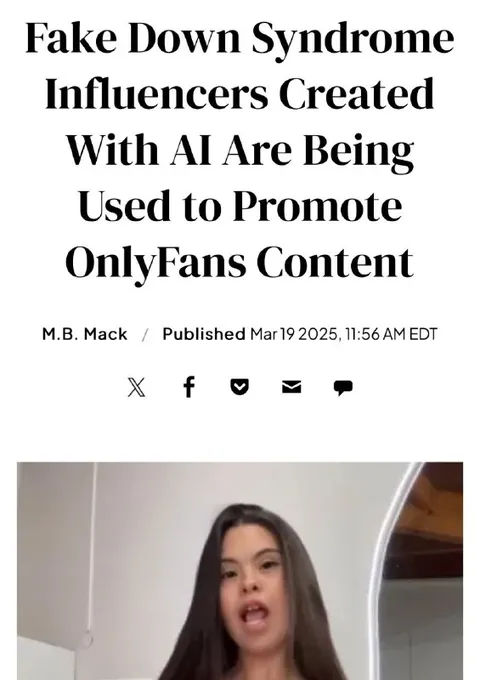 Fake Down Syndrome Influencers